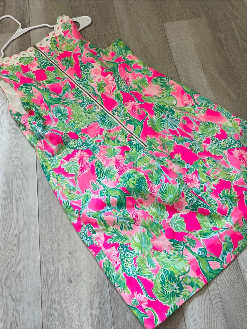 Lilly Pulitzer Dress gabby floral paisley shift womens Green Pink size 10 party - Picture 4 of 7